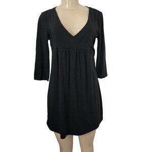 Belle Du Jour Empire Waist V Neckline Belted Tunic or Mini Dress